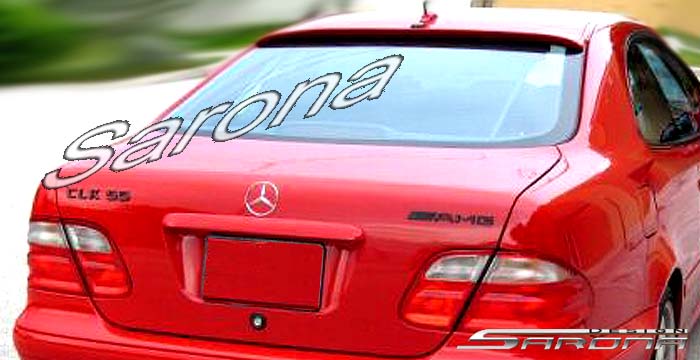 Custom Mercedes CLK  Coupe Roof Wing (1998 - 2002) - $279.00 (Manufacturer Sarona, Part #MB-011-RW)